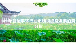 2024年智能手环行业市场规模及发展趋势分析