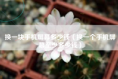 换一块手机屏幕多少钱（换一个手机屏幕至少多少钱）